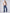 Jean Wide Leg Denim Rígido Destroyed REF 4108B