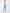 Jean Skinny Stretch Tiro Alto Destroyed Azul Claro REF SK4114