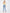 Jean Skinny Stretch Tiro Alto Destroyed Azul Claro REF SK4114