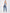 Jean Skinny Stretch Tiro Alto Cintura y Bota Desflecada Azul Medio REF SK4136